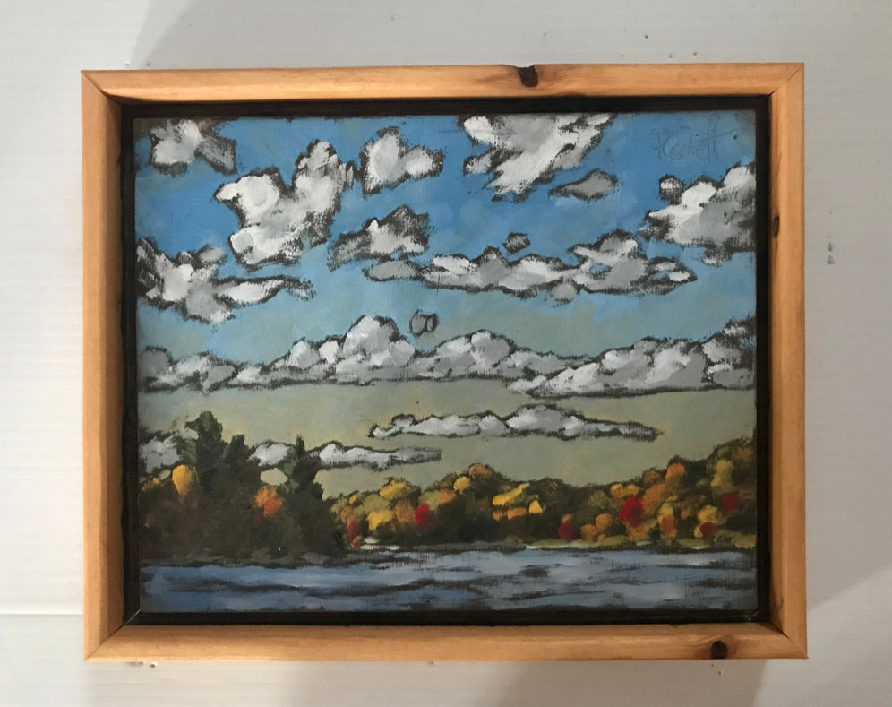 "Big Sky Over Bird Lake, Muskoka" (2024)