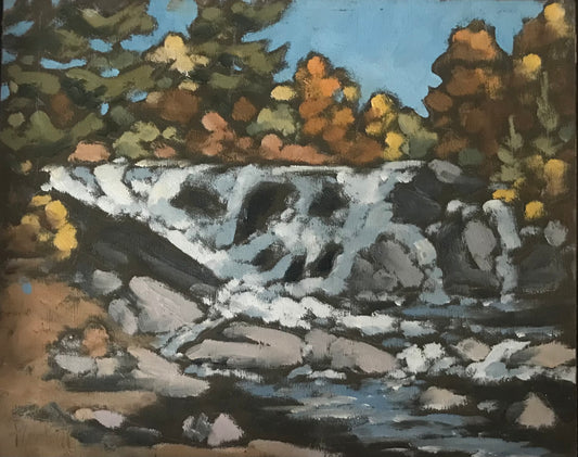 "Lower Vankoughnet  Falls,  Black River" (2024)