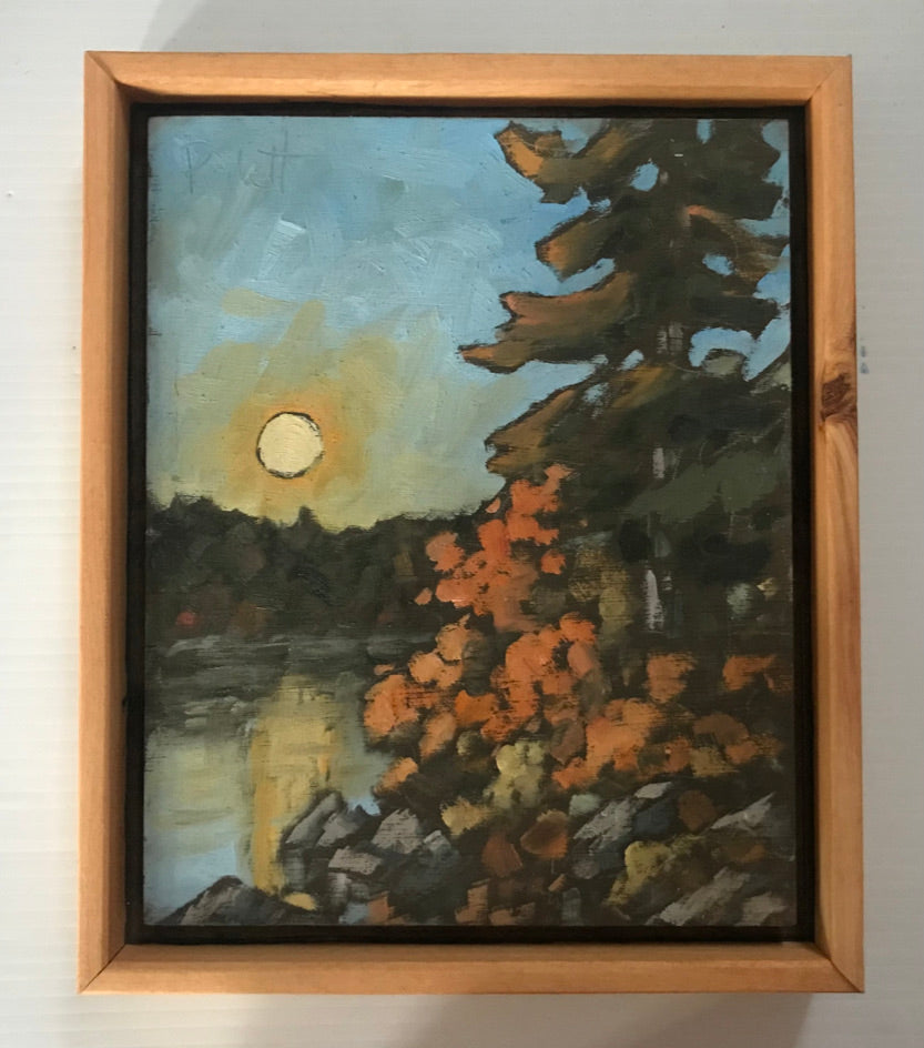 "Setting Sun, Muskoka" (2024)