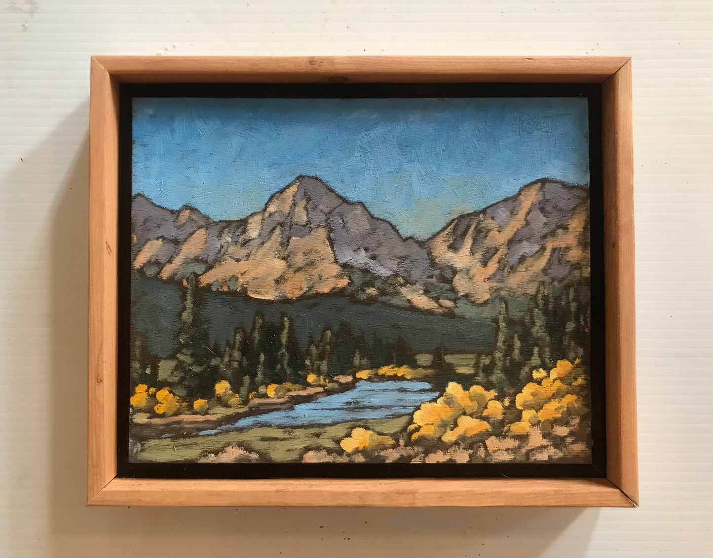 "Chinook Peak, Crowsnest River" (2024)