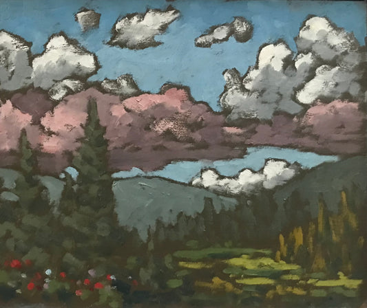 "Fire Storm, Cariboo Mountains" (2024)